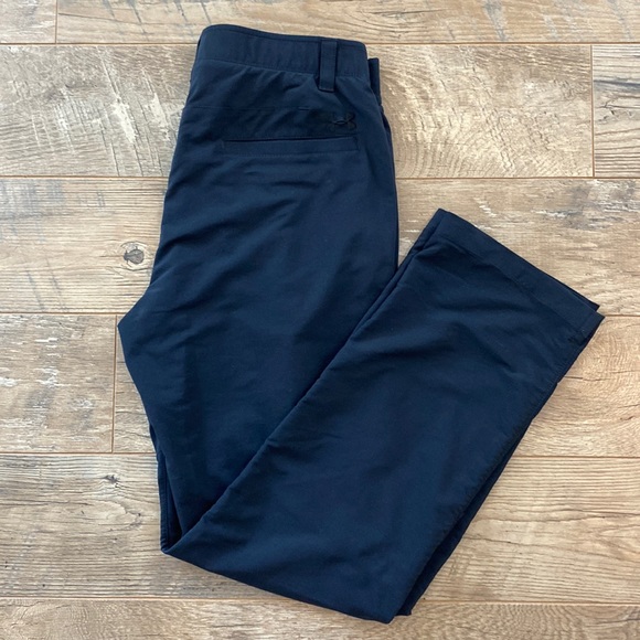 Under Armour Pants Under Armour Loose Fit Golf Pants Black Poly